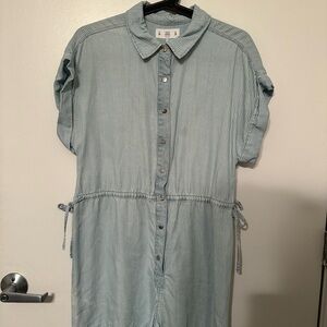 Short sleeve jumpsuit